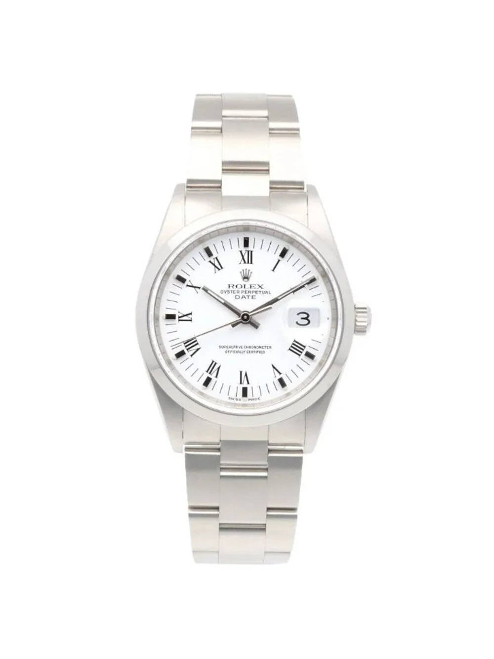 Rolex Date Oyster Perpetual Watch Stainless Steel Automatic